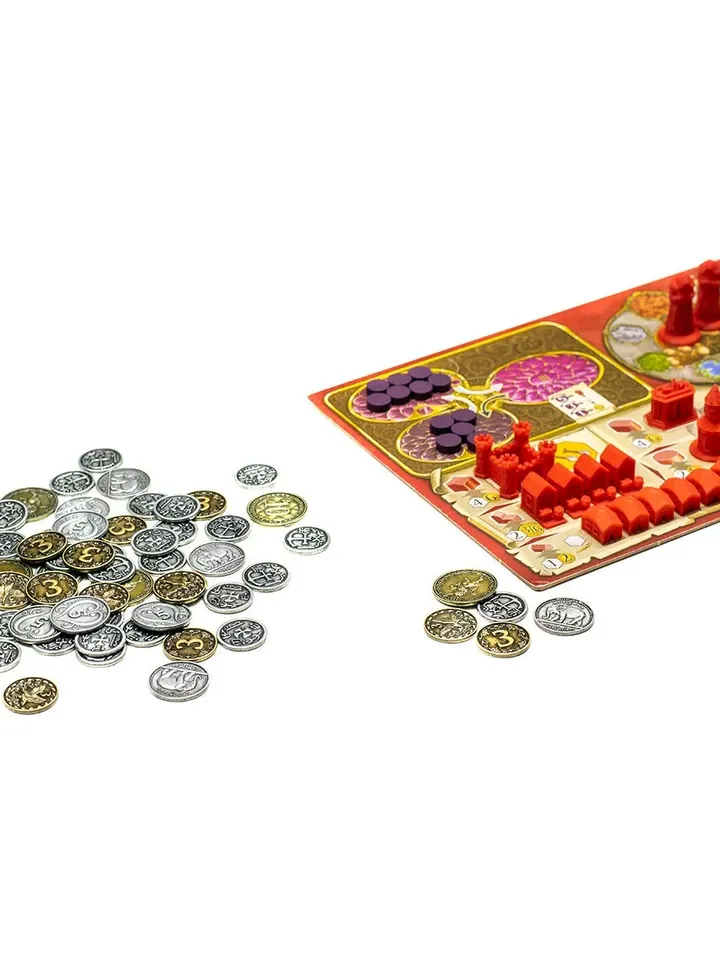 Metal Coins - Terra Mystica Compatible Board Game Accessories Token Coin Upgrade