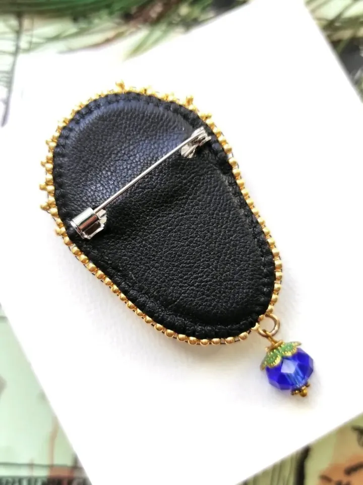 Druzy brooch, quartz brooch, quartz jewelry, stone brooch, druze brooch, gemstone brooch, brooch pin, chrystal brooch