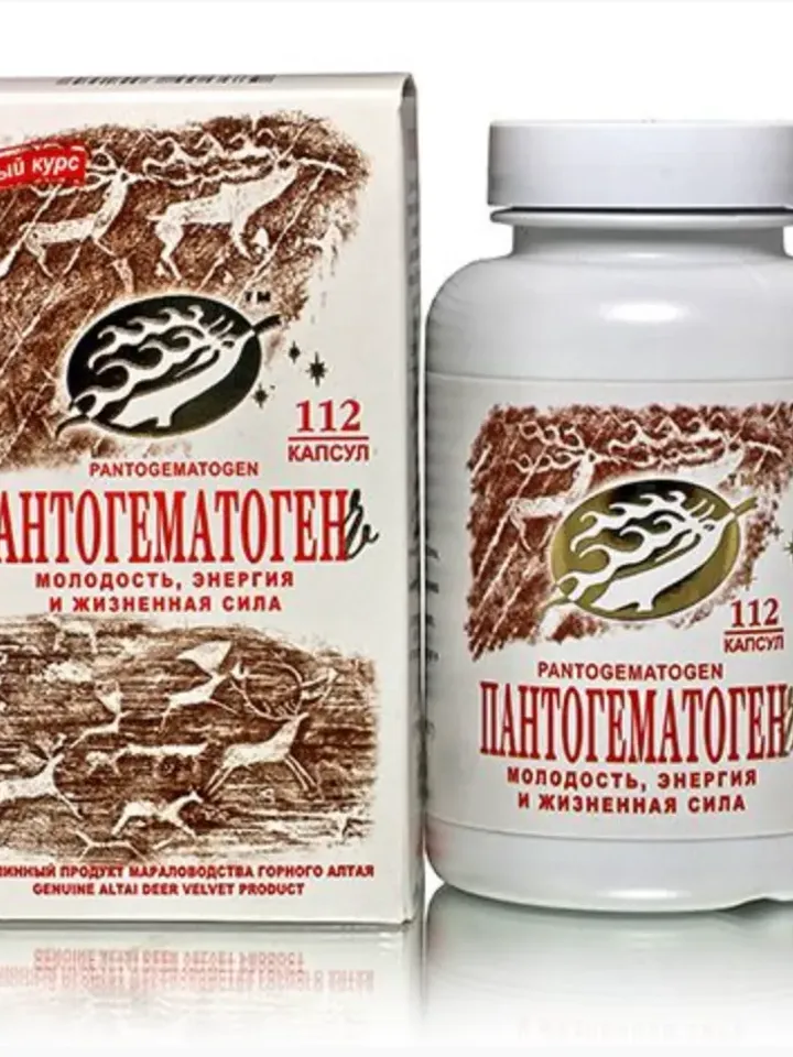 Pantohematogen. Youth, energy and vitality 112 capsules (full course) Pantoproject