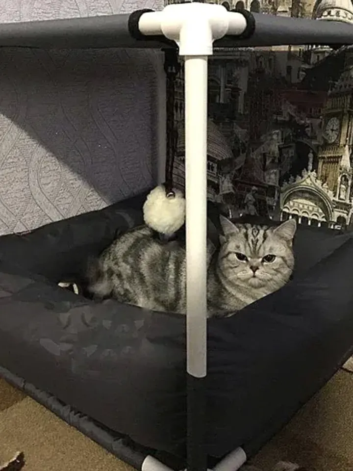 Cat hammock Cat bed cave Cat bed cute Cat bed furniture Cat bunk bed Pet hammock PVC Pet bed furniture Pipe cat cot