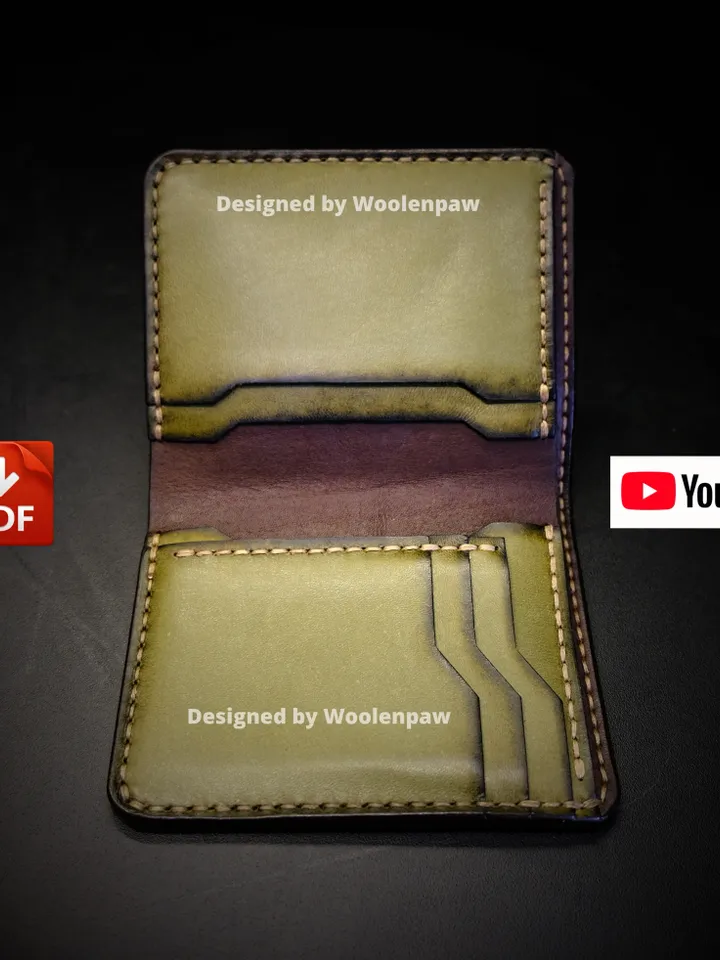 ID - wallet - leather pattern.BF21