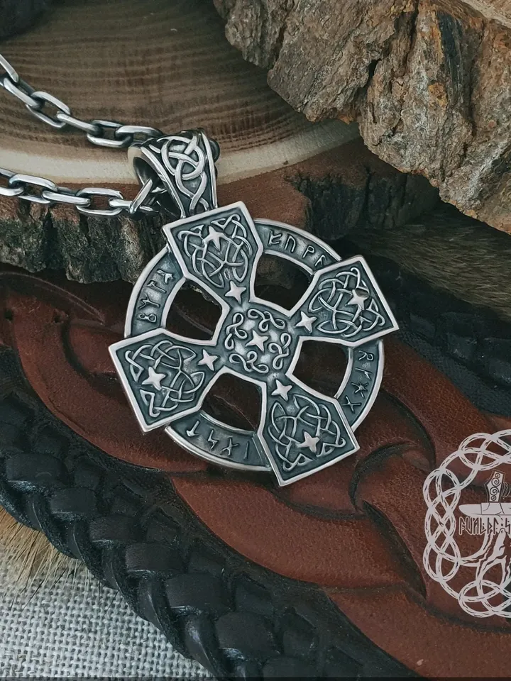 Celtic Cross Pendant, Sterling Silver Celtic Pendant, Celtic Necklace, Celtic Jewelry