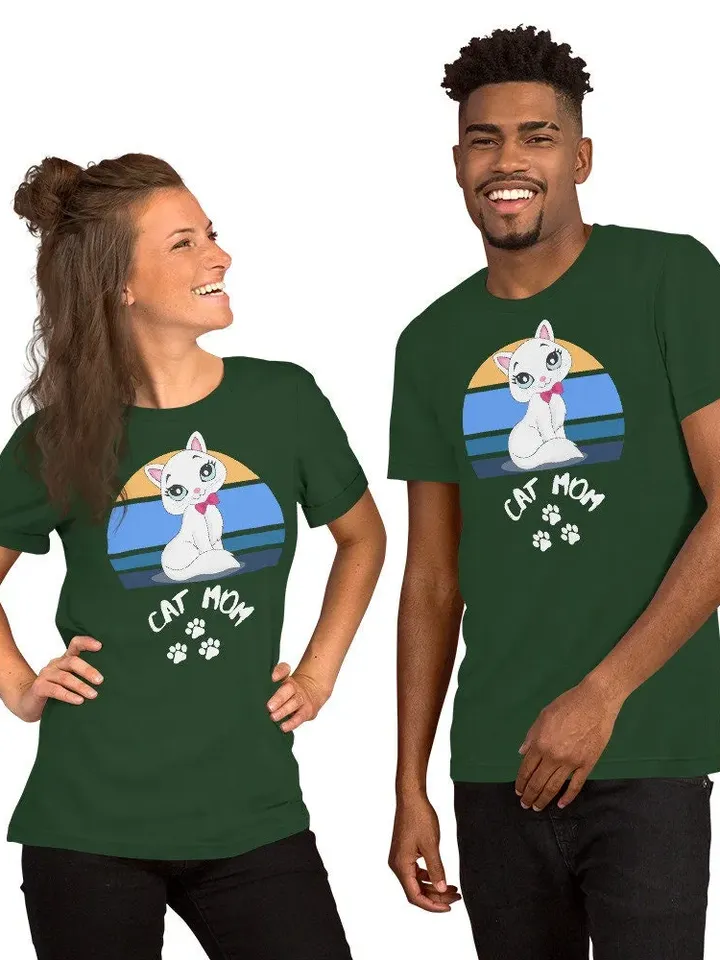 Mom Gift t-shirt, Cat Mom shirt, women's t-shirt