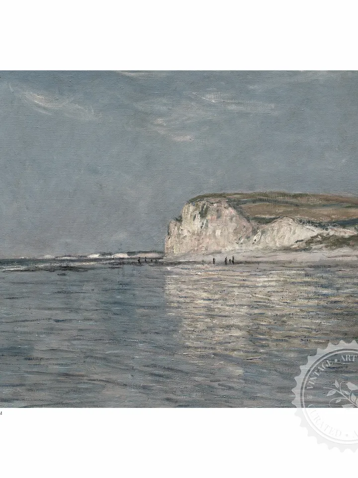 Vintage Moody Coastal Landscape Painting, Claude Monet Printable Wall Art, Downloadable | 08