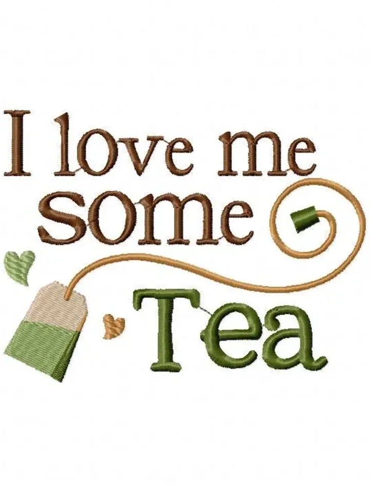 5 Tea Time Quotes Embroidery Design Pack 2,7 sizes,Chop it, Match Instant Download,Digital Machine,Holiday Applique Design,Gnomes Embroidery