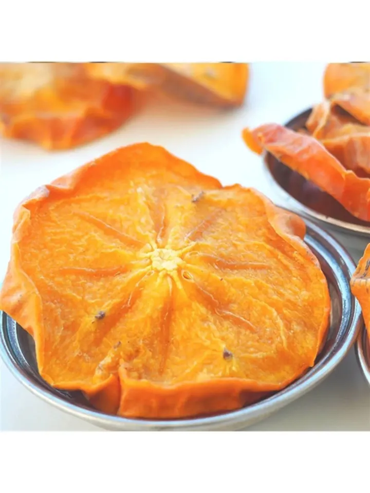 Organic Dried Persimmon Slices | Natural Dry Hoshigaki Slices | Sun Dried Heaven Fruit | Japanese Dried Persimmons | Fast Fedex Shipping