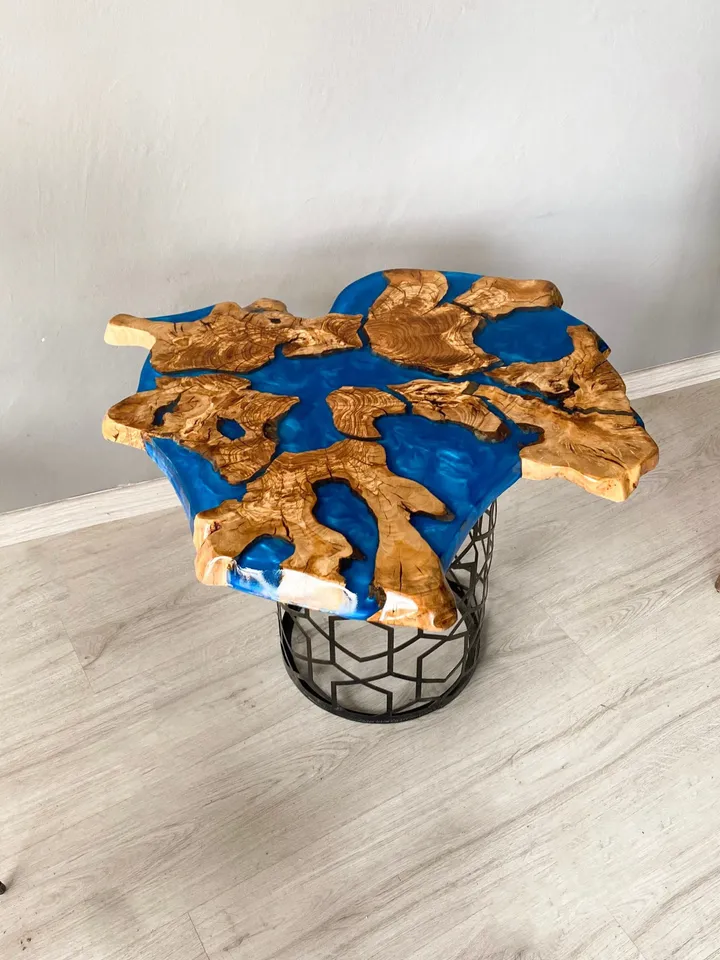 Made to Order Epoxy Olive Wood Coffee Table, Live Edge Coffee Table, Housewarming Gift First Home