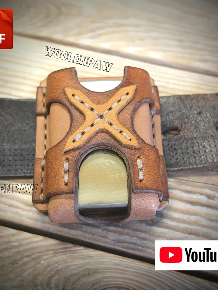 Leather pattern - Zippo case X