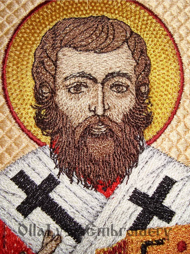 Saint Timothy embroidery design