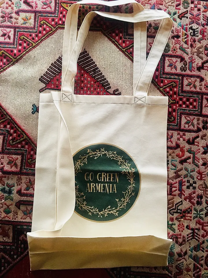Canvas Ecobags with GGA logo with your customized logo or photo