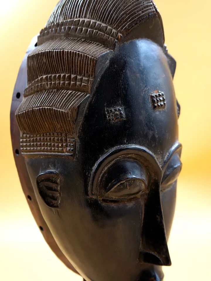 Baoulé Vintage African Tribal Mask