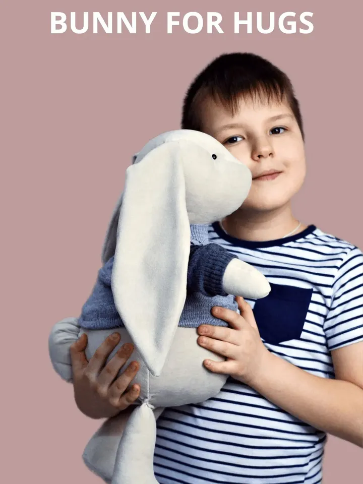 Big Bunny Stuffed Toy - Perfect for Interior Decoration|