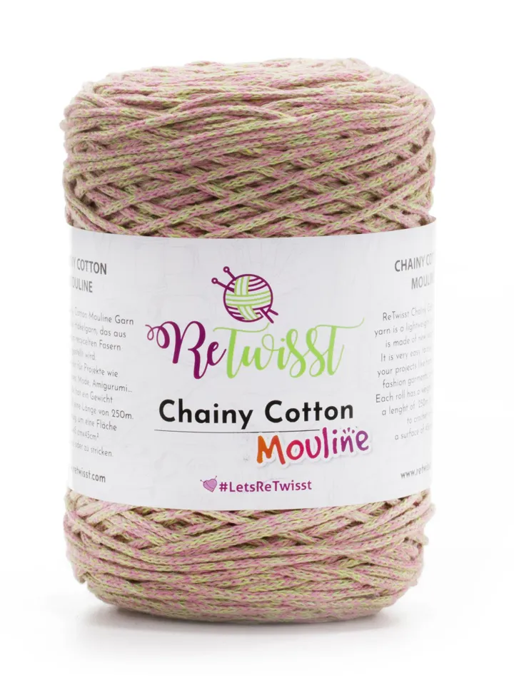 Retwisst Recycled Chainy Cotton Mouline 250gr yarn