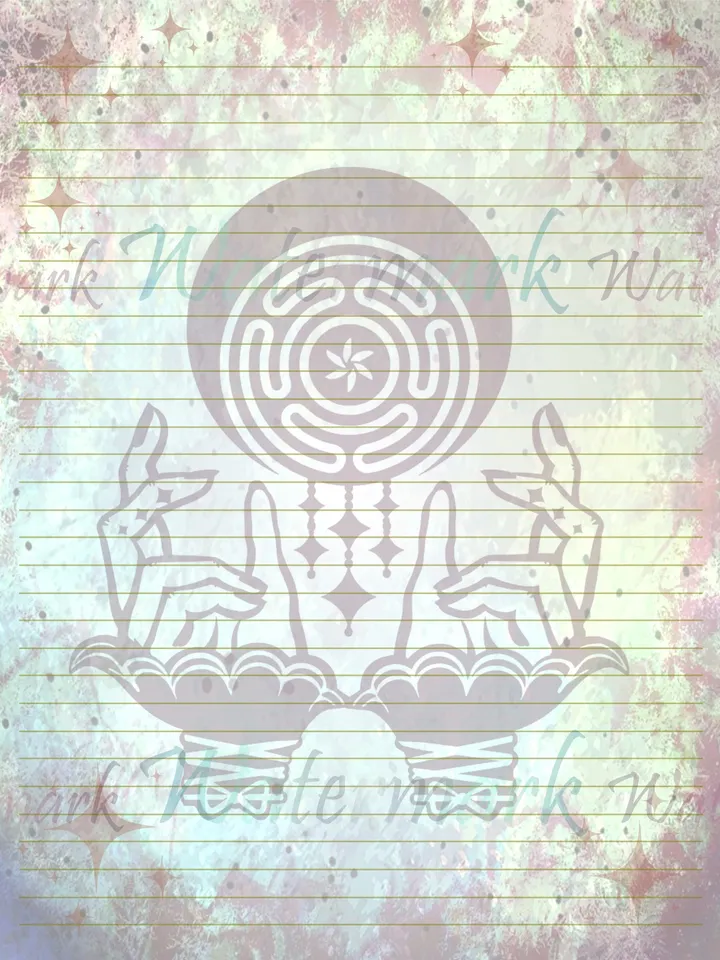 Hekate Wheel Stationery Set | Hecate's Wheel Paper | Hecate Writing Paper | Goddess Stationery | Witchcraft Pages | Spell Paper Set