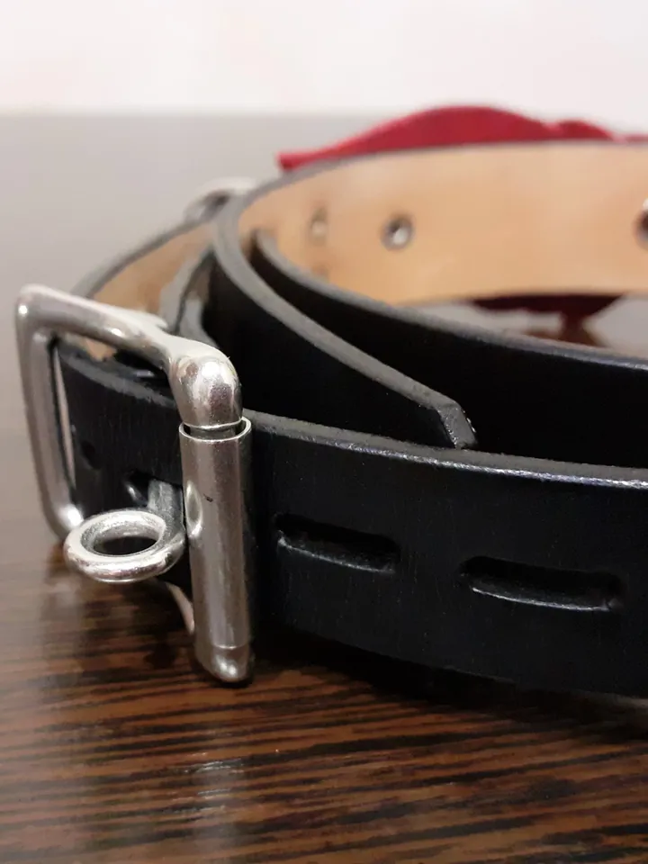 Red wings lockable bdsm day collar Custom gift sub collar for women