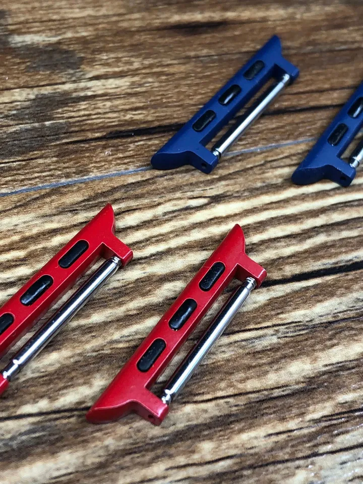 Apple Watch Aluminum Blue Series 6 adapters, Product Red 44mm, 40mm connector, Apple Watch Band Adapter