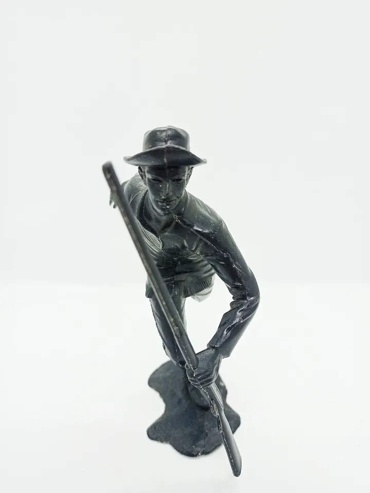 SOVIET Plastic Collectible COWBOY Figures Lot of 2 figures 5.1 inches 130 mm russian action FIGURES 80s