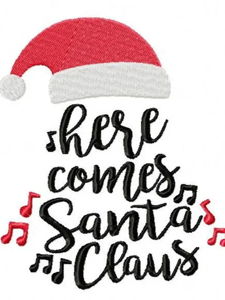 50% off,6 Christmas Song Titles Embroidery Design Degital Design Embrodery Design AppliqueDesign