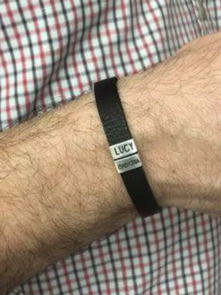 Personalized Name Bracelet | Custom Engraved Bracelet with Family Kids Names | Husband/Dad/Grandpa Anniversary Gift | Mens Jewelry Gifts
