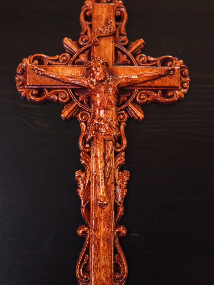 Wooden Crucifix, Jesus Christ, carved wooden cross, Catholic cross Wood Crucifix catholic cross, Crucifix Wooden Christ, Crucifix Jesus
