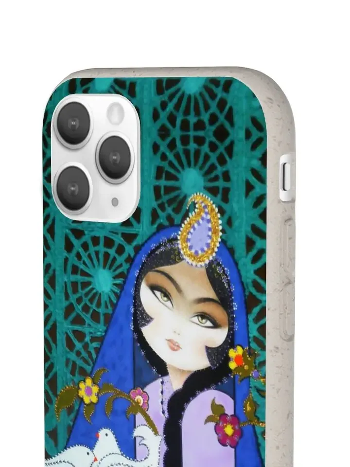 Biodegradable Persian Design Phone Case | Persian Art iPhone Samsung Case Cover