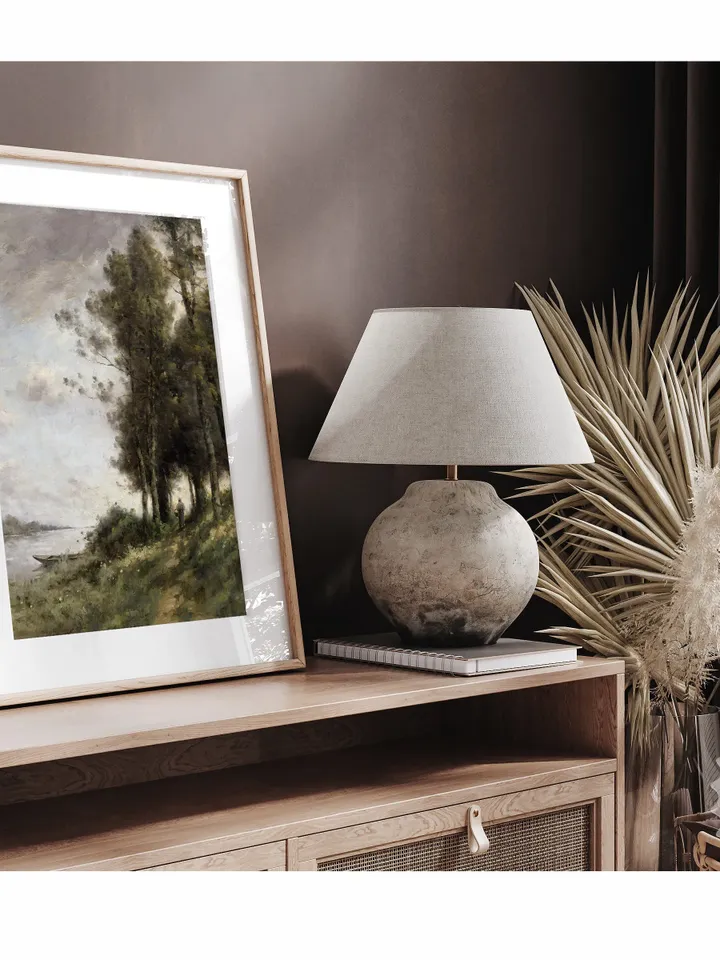 Nature Antique Painting, Vintage French Landscape, Printable Wall Art, Downloadable Decor | 400