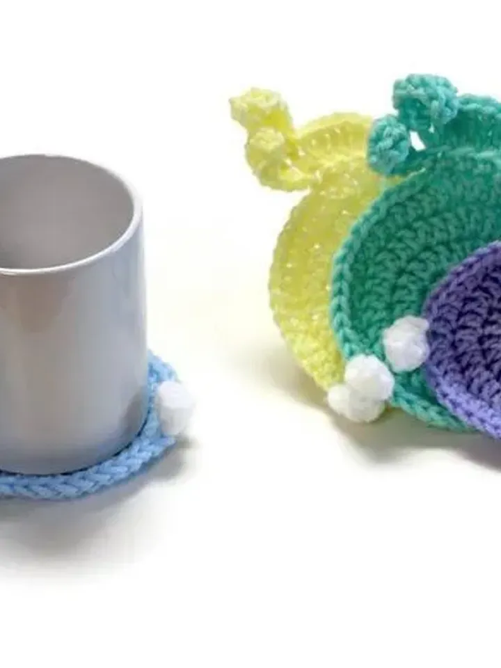 Easter Bunny Coaster Set, Coffee Mug Coasters, Spring Rabbits, Springtime Décor, Home and Living Decorations, Gifts for Her, Mother's Day