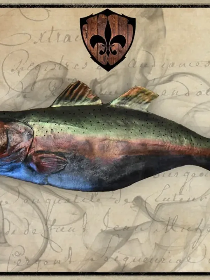 Terrence the Trout foam LARP food for live action role playing or cosplay. *TAX INCLUDED*