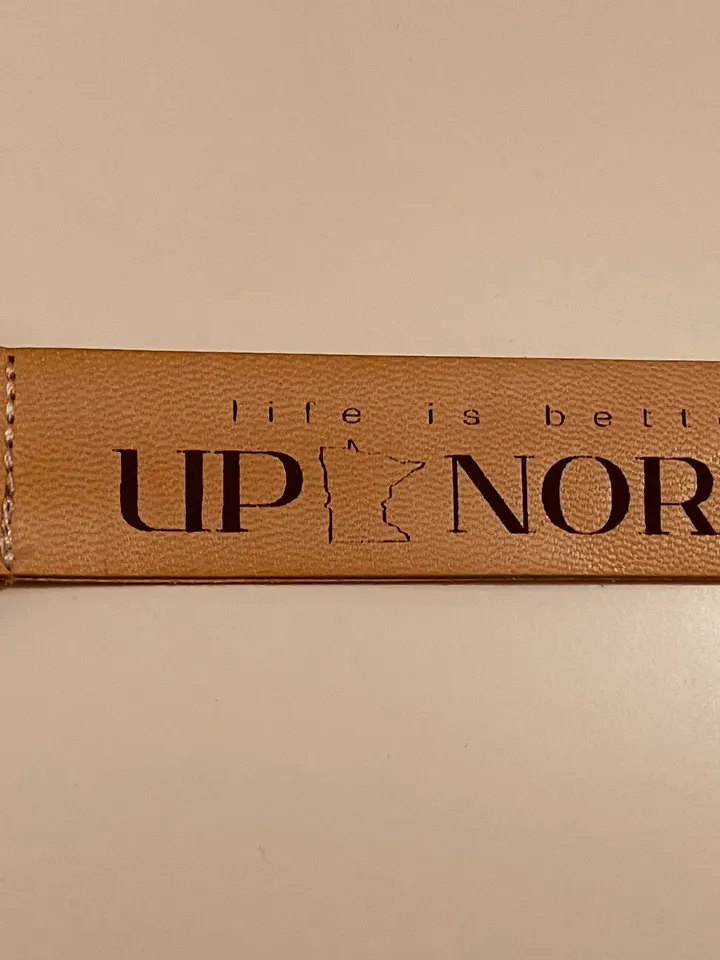 Customizable Leather Keytag