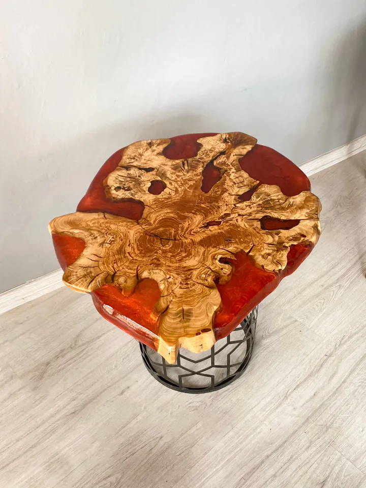 Made to Order Epoxy Olive Wood Coffee Table, Live Edge Coffee Table, Housewarming Gift First Home