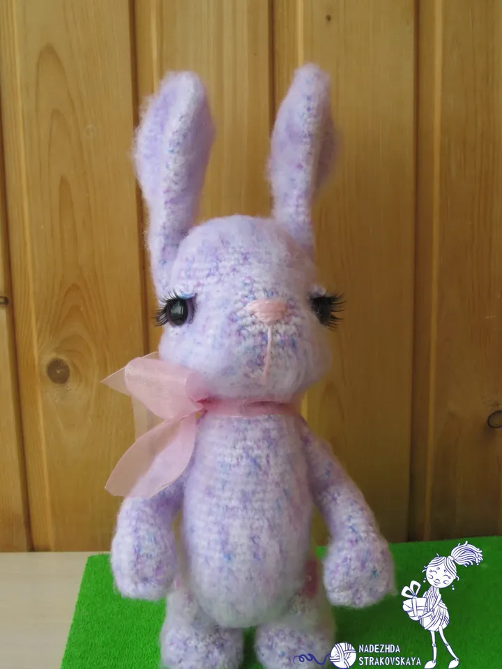 TUTORIAL: Lavender Bunny, detailed crochet pattern*