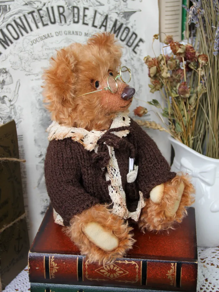 PATTERN of Stefan the bear PDF Handmade Artist Collectible Teddy Bear OOAK Vintage Stuffed animal toys bear plushinnes