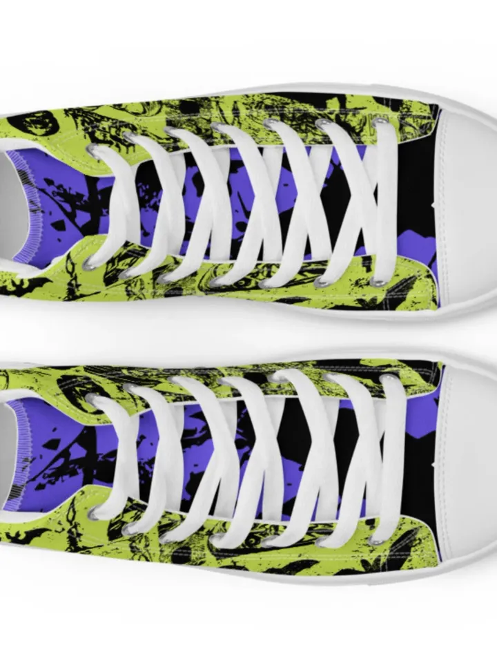 Men's Horror Film High Top Canvas Shoes | Thriller Sneakers, Old Horror Movies, Slasher Films and Classic Monsters Canvas Basketball Kicks