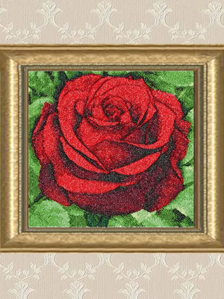 Rose embroidery designs Photo stitch flower Embroidery file