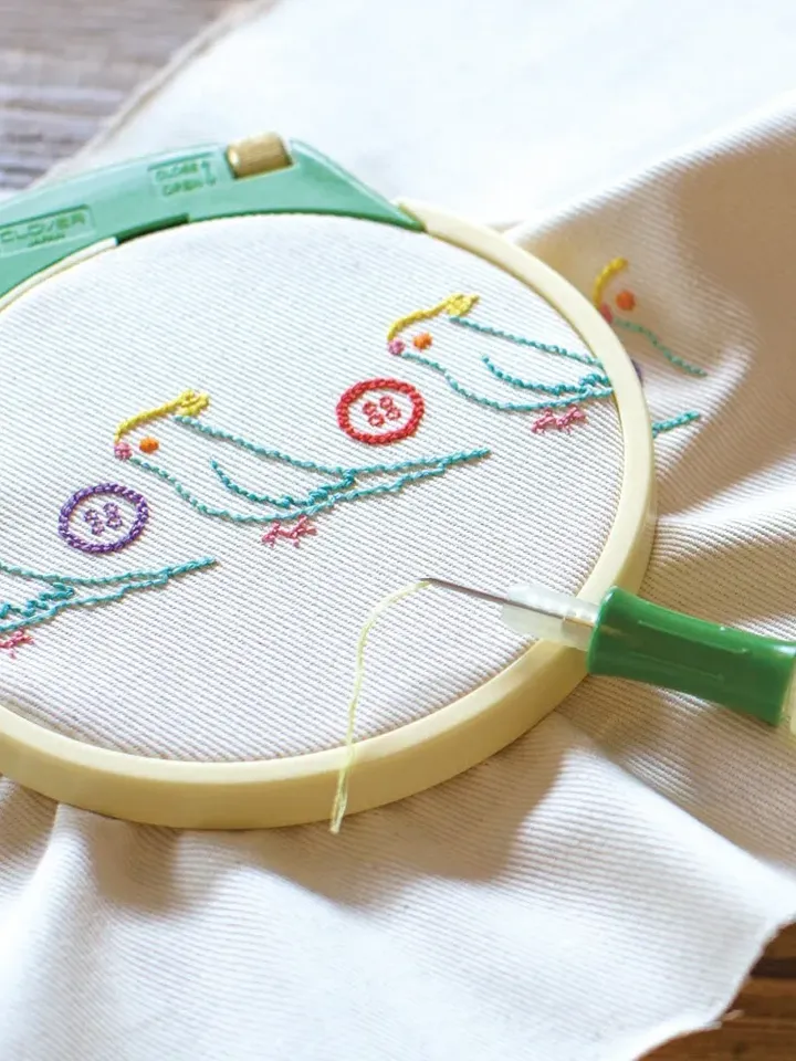 Clover Free Stitching Needle Art 57-413 from JAPAN