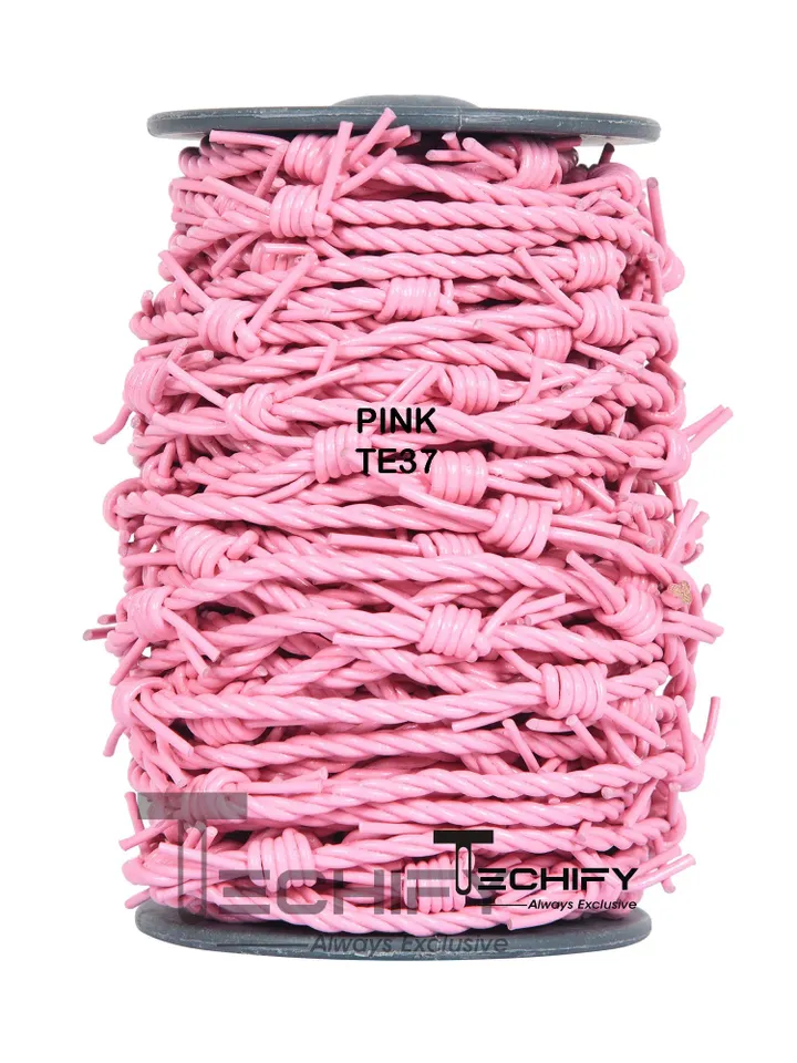 DIY Jewelry Making Leather Cord barbwire Handmade Necklace and Bracelet twisted cord