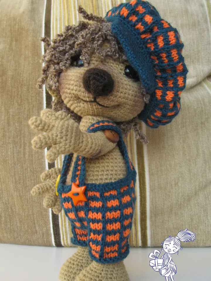 Hedgehog Fedor adorable crochet and knitting pattern*