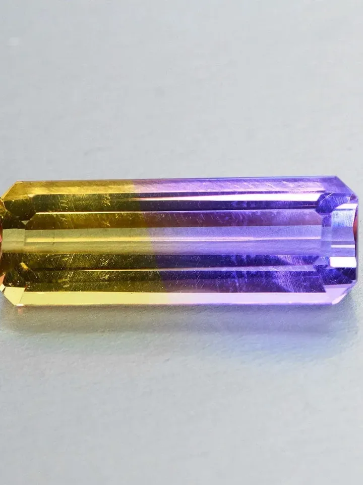 8.33 CT Sensational Rarest Bi Color Unheated 100% Natural Ametrine From Bolivia