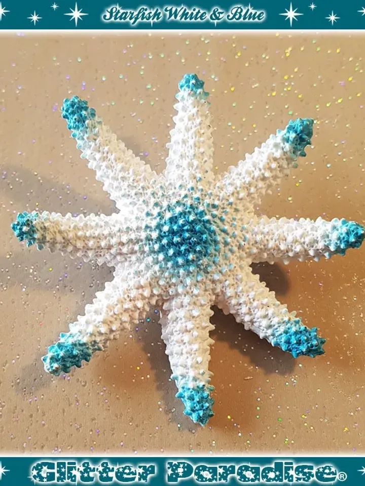Starfish - Brooch - Sealife Ornament - Mermaid Jewelry - Starfish Jewelry - Retro Beach Jewelry - Starfish Brooch - Glitter Paradise®