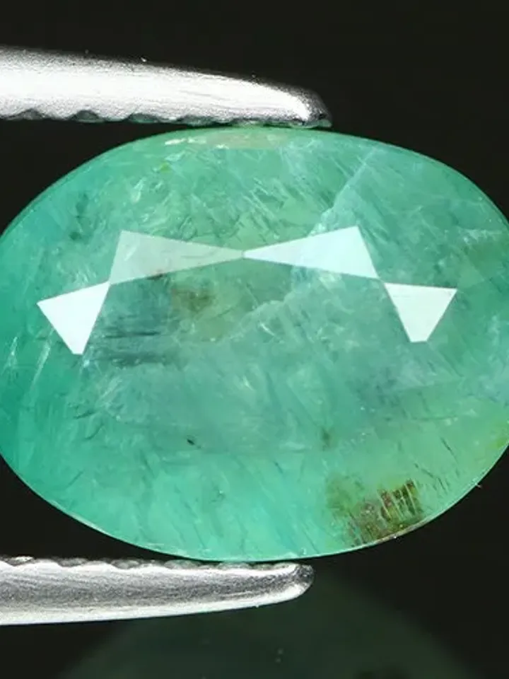 1.92 CT AAA Remarkable 100% Natural Transparent Bluish Green Grandidierite Oval
