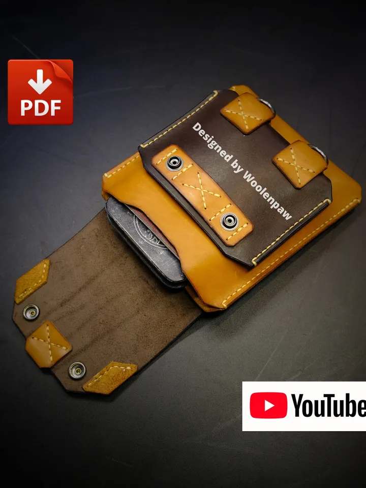leather pattern bag / belt bag pattern / shoulder bag pattern.BG26