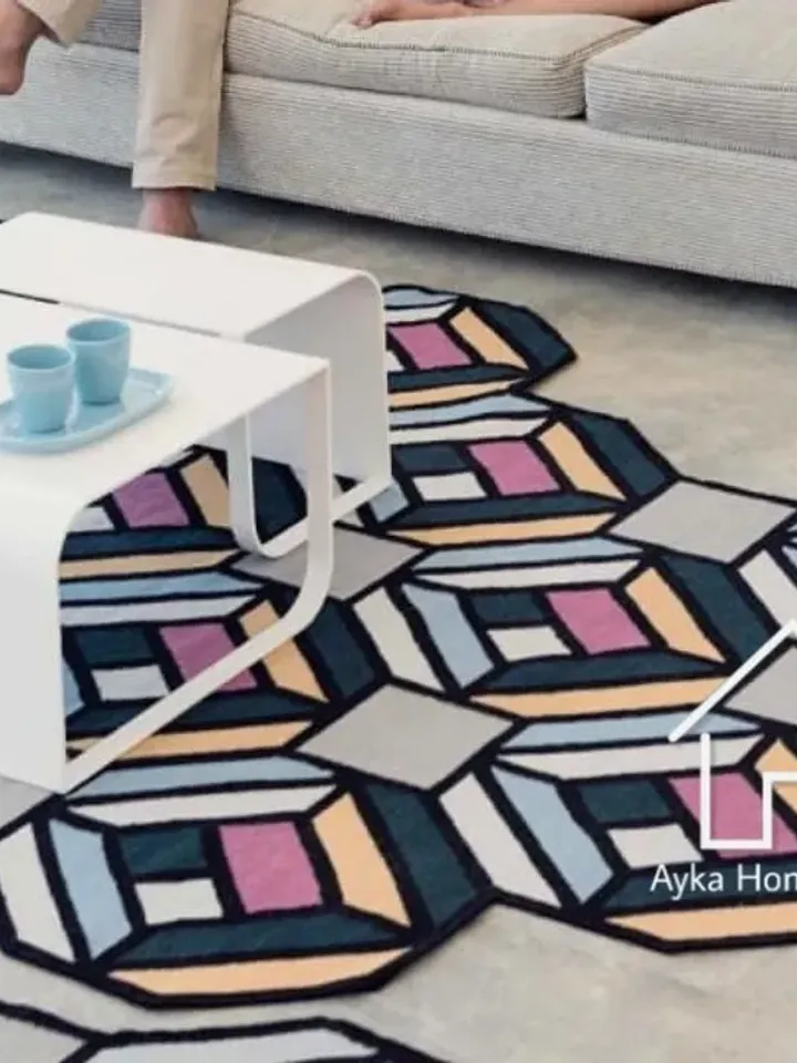 Gego Geometric 100% NEW ZEALAND WOOL Rugs Hand Tufted Rugs Contemporary Rugs Abstract Rugs Modern Rugs Handmade Hand Tuft Rugs Designer Rugs