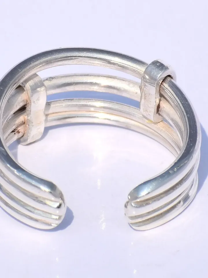Chunky Band Ring, Weave Ring, Twist Ring, Handmade Ring, 925 Sterling Silver Ring, Dainty Ring, Fidget Ring, Meditation Ring, Gift For Women