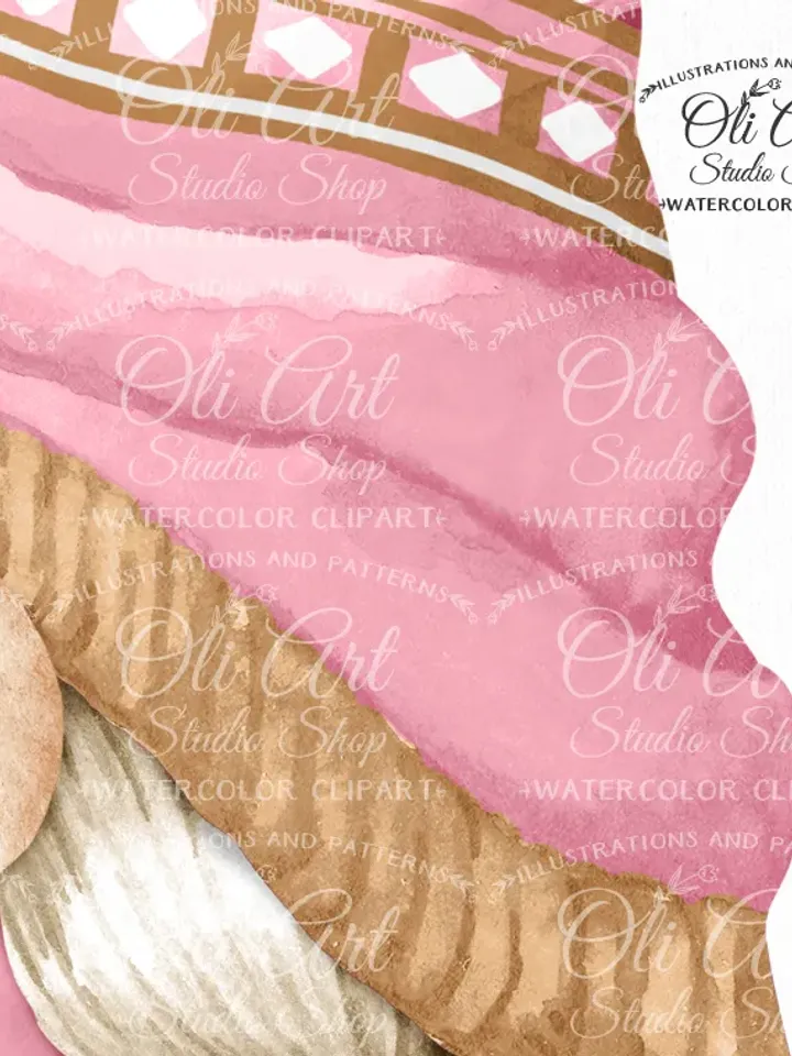 Winter Family of Gnom Clip Art. Christmas, Xmas. Dad, Mom, Baby. Cute Characters. Digital Download. OliArtStudioShop