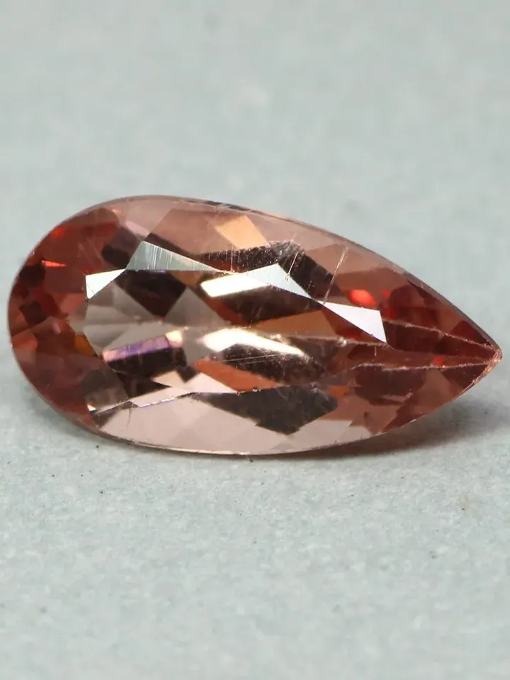 1.28 CT AAA Significant Pear Cut 100% Natural Ultra Rare Red Apatite