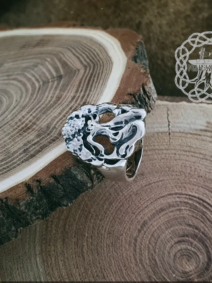Yggdrasil Ring, World Tree Ring, Viking Ring, Sterling Silver Ring, Norse Ring, Norse Jewelry, Viking Jewelry