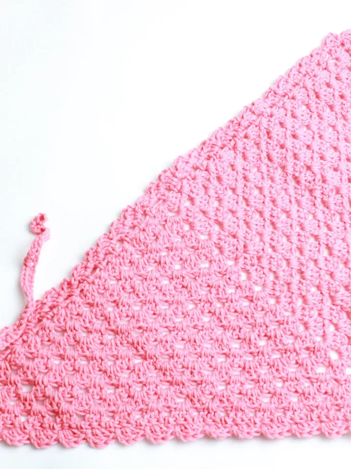 Blaues Kopftuch für Frühling Stylisches Kopftuch Frühlinghaftes Bandana Moderner Haarschutz Schutztuch für Haar Gehäkeltes Tuch für Haare
