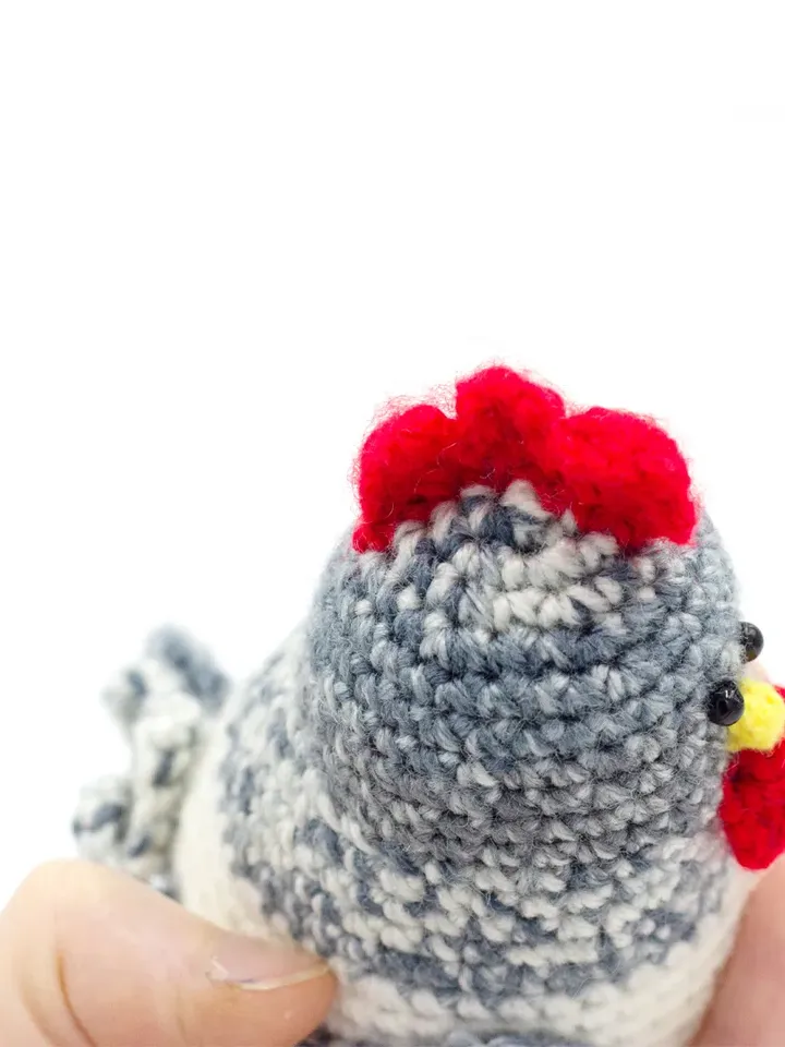 Easter chicken toy, bird farm animal, Easter table decor, Easter ornament decor, farm themed nursery, bird plush Easter