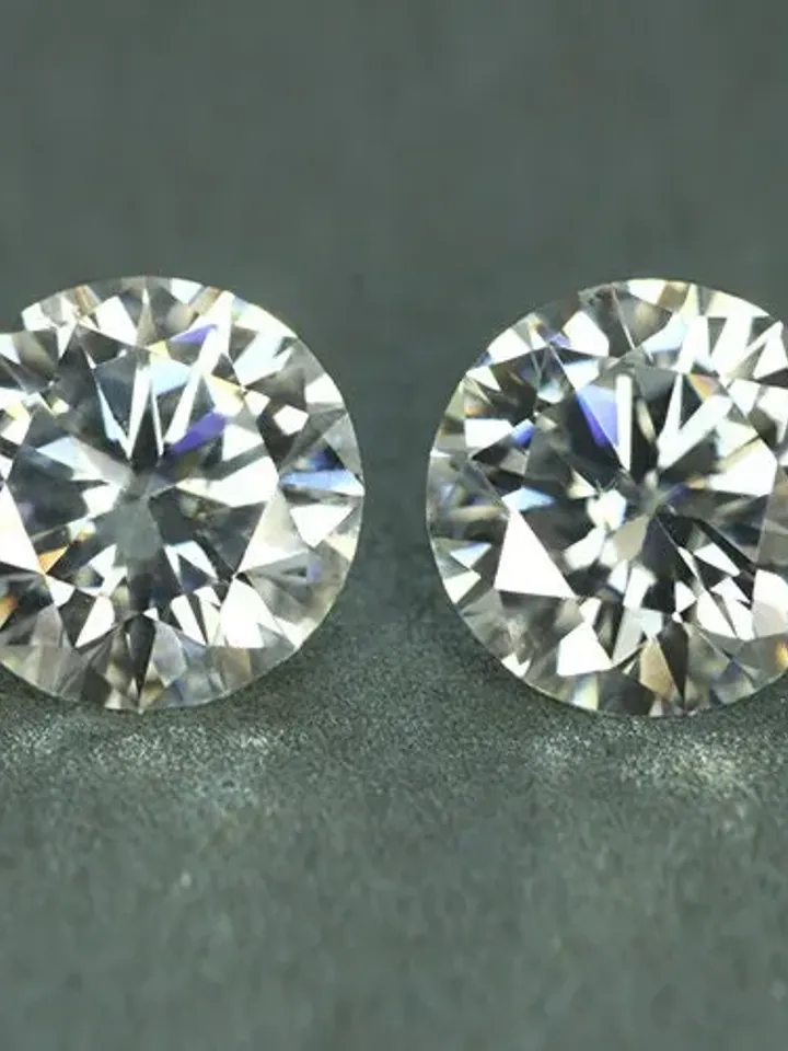 3.50 CT Flashing White Best_Pair Moissanite Loose Gemstone For Jewelry