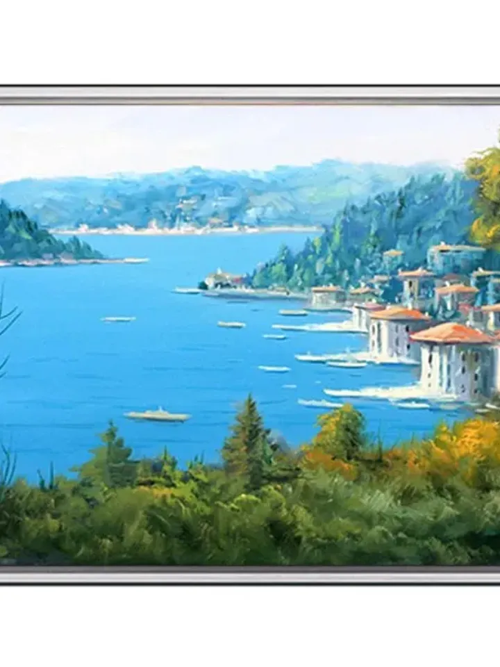 Seascape Print on Canvas , Floating Frame Option, Modern Wall Art, Extra Large Canvas Wall Art